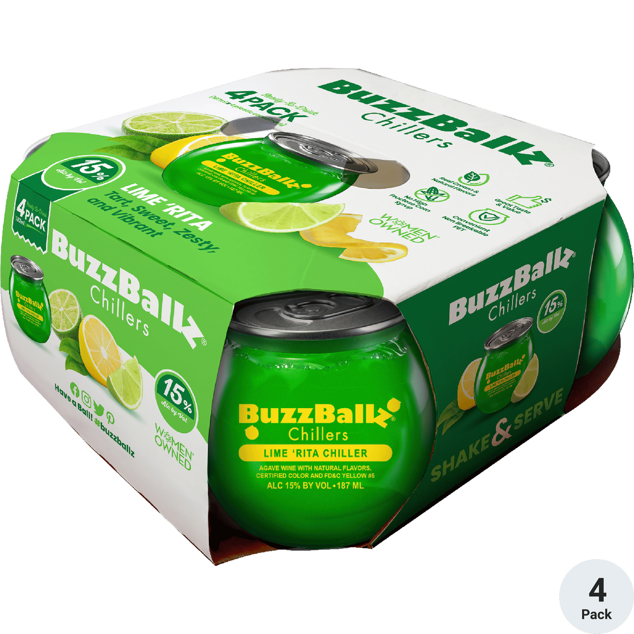 Buzzballz Chillers Lime Rita