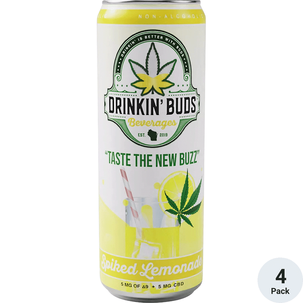 Drinkin Buds THC 5mg Lemonade