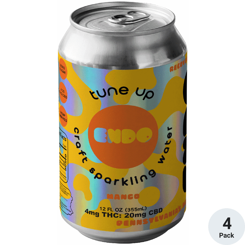 Endo Tune UP THC 4mg Mango Sparkling Water