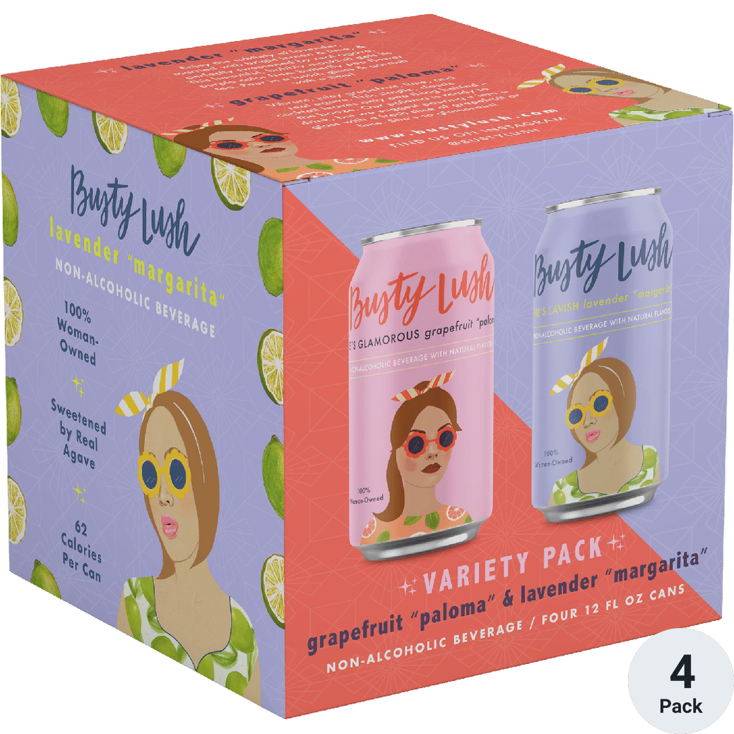 Busty Lush Non-Alcoholic Mocktail Variety Pack
