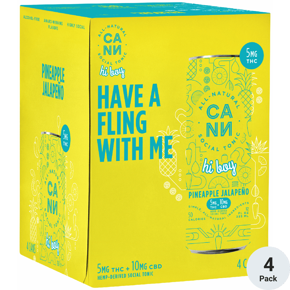 ⭐︎ドリーム2号館⭐︎ ジモティー割引 ヴィンテージ LA-CAL CAN-TAINER GASOLINE缶 Cann Hi Boy THC 5mg Pineapple Jalapeno | Total Wine & More