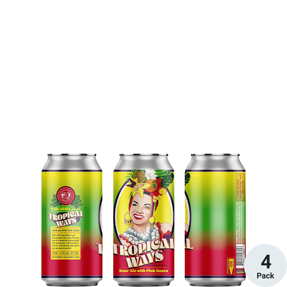 Casa Agria Tropical Ways Sour Ale with Pink Guava