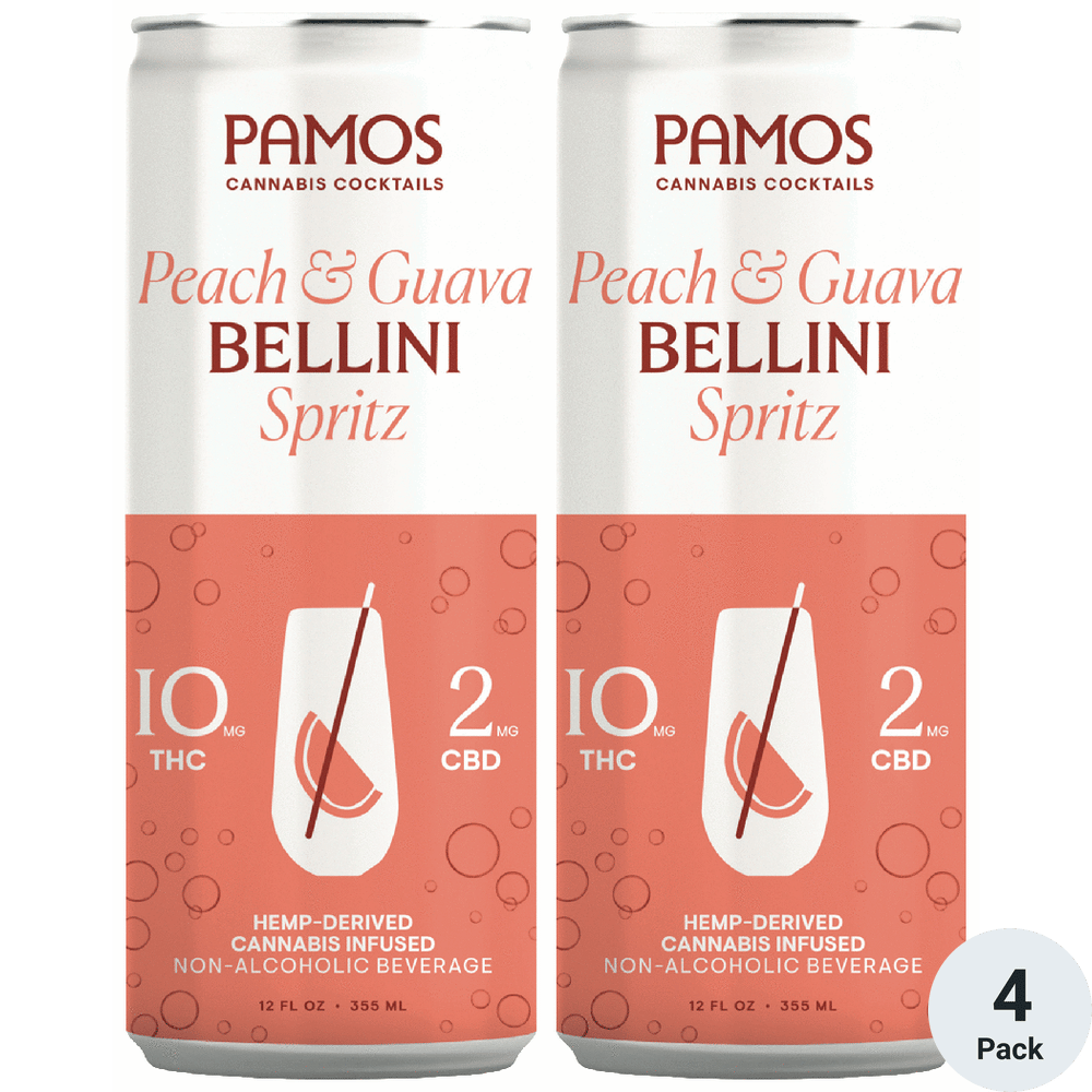 Pamos THC 10mg Peach Guava Bellini