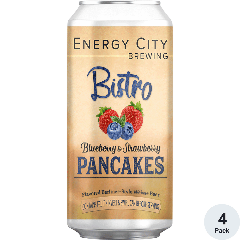 Energy City Bistro Blueberry & Strawberry Pancakes