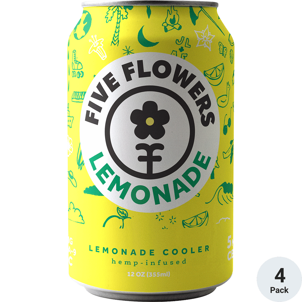 Five Flowers THC 5mg Lemonade | Total Wine & More