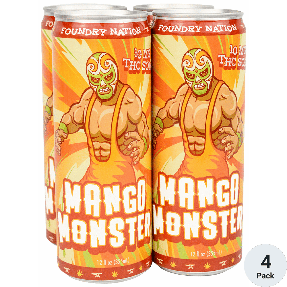 Foundry THC 10mg Mango Monster | Total Wine & More