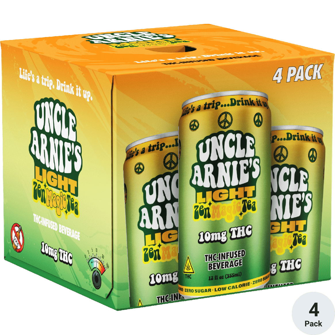 Uncle Arnie's THC 10mg Zen Green Tea