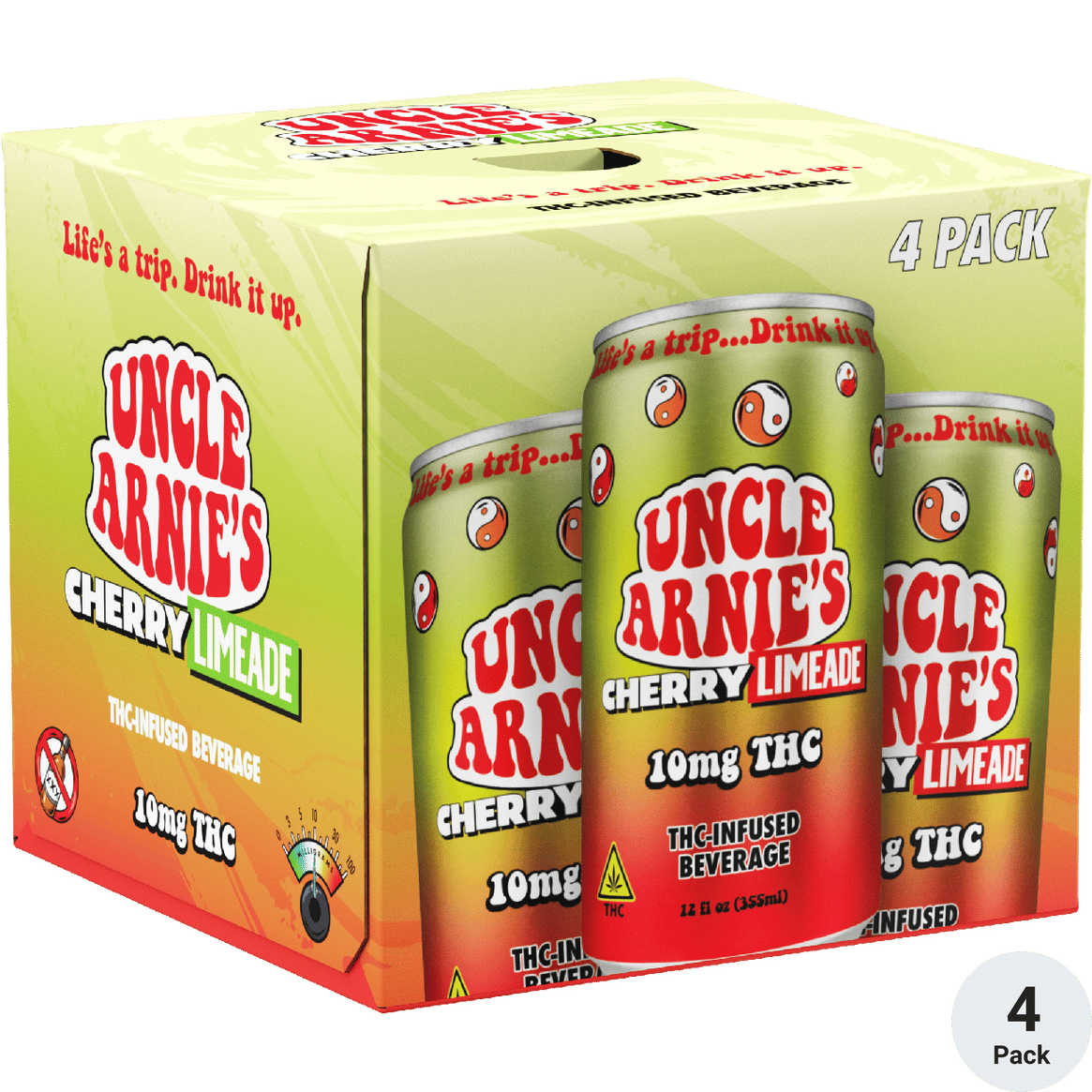 Uncle Arnie's THC 10mg Cherry Limeade