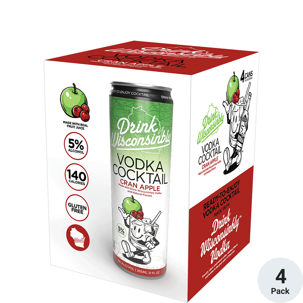 Drink Wisconsinbly Cran Apple Vodka Cocktail