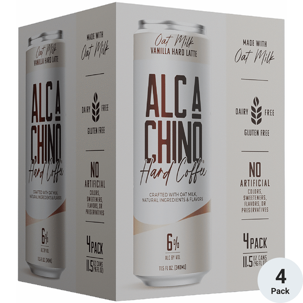Howie's Spiked Alc-a-Chino Oat Milk Vanilla Hard Latte