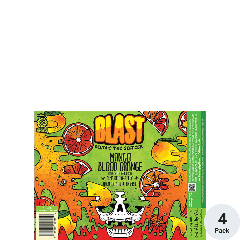 Blast THC 5mg Mango Blood Orange