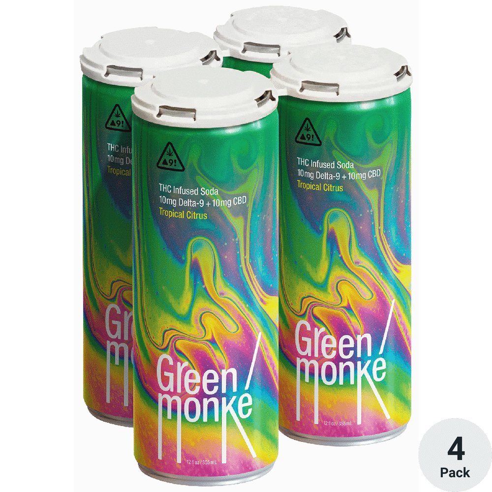 Green Monke THC 10mg Tropical Citrus