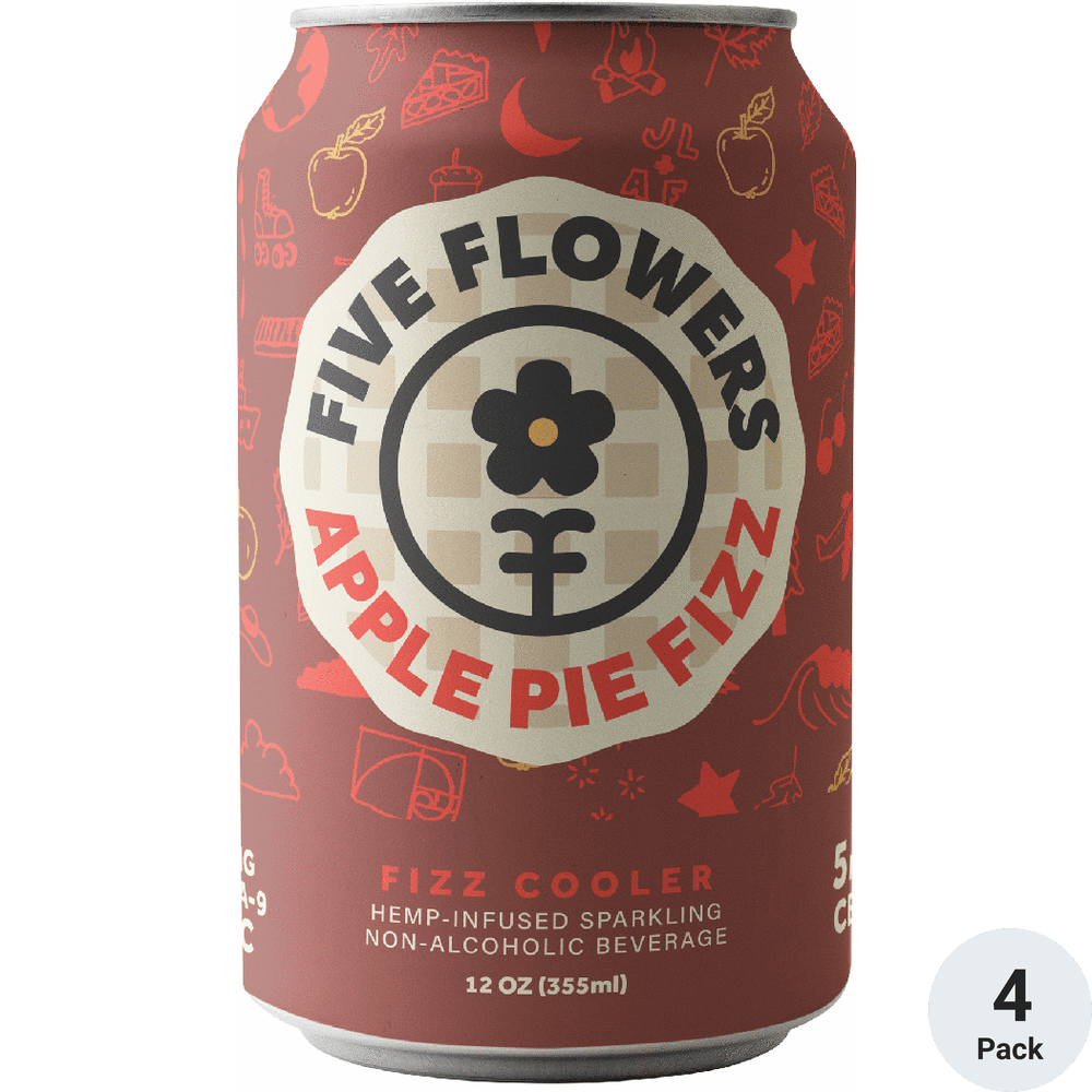 Five Flowers THC 5mg Apple Pie | Total Wine & More