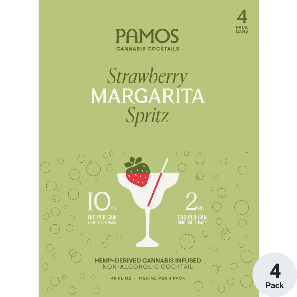 Pamos THC 10mg Strawberry Margarita Spritz