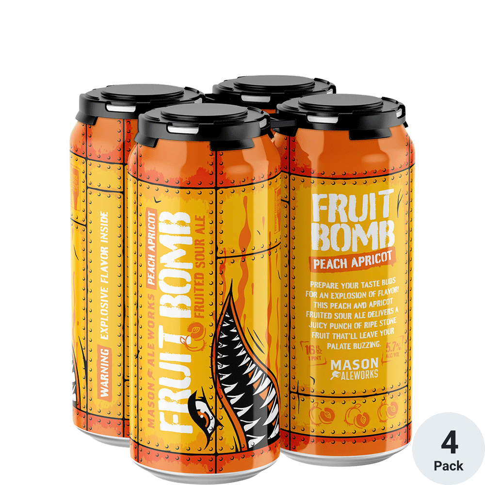 Mason Aleworks Peach Apricot Bomb Fruited Sour Ale | Total