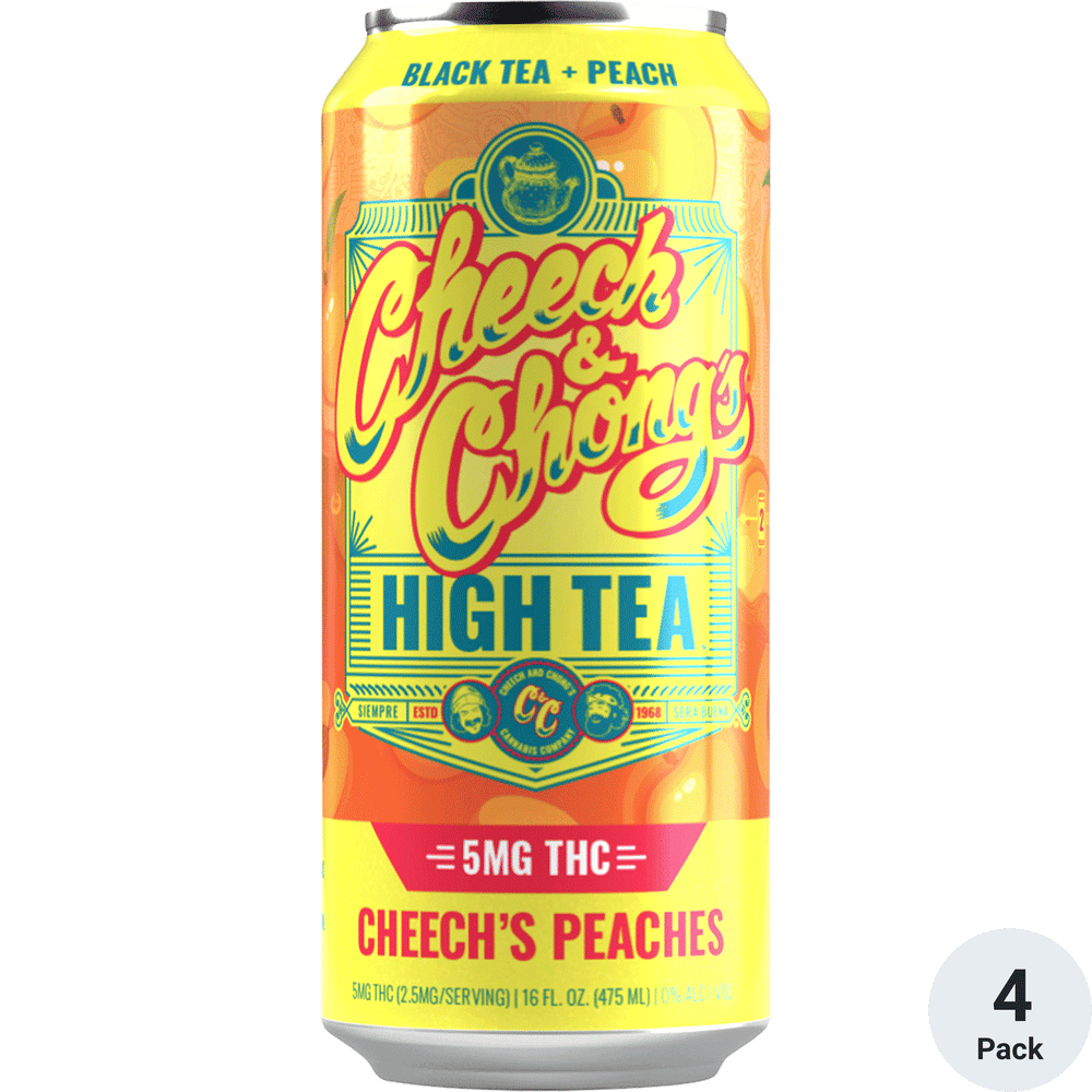 Cheech & Chong THC 10mg Peaches Tea | Total Wine & More