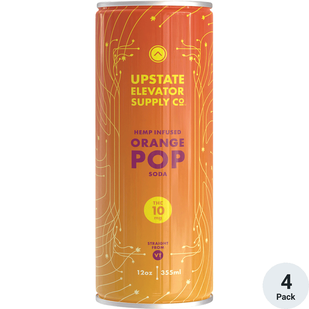 ORANGE THE POD（エトープ×イエロー） Upstate Elevator 10mg THC Orange Pop | Total Wine & More
