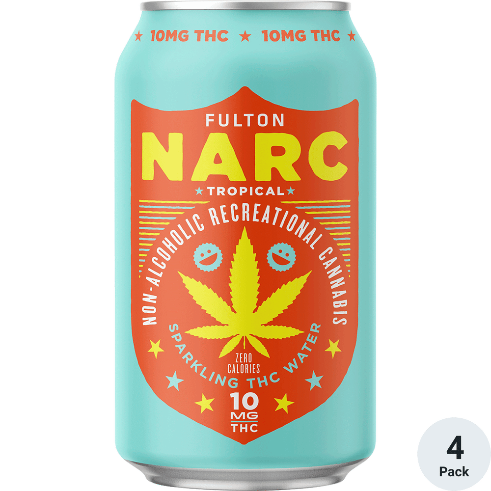 NARC THC 10mg Sparkling Water Tropical