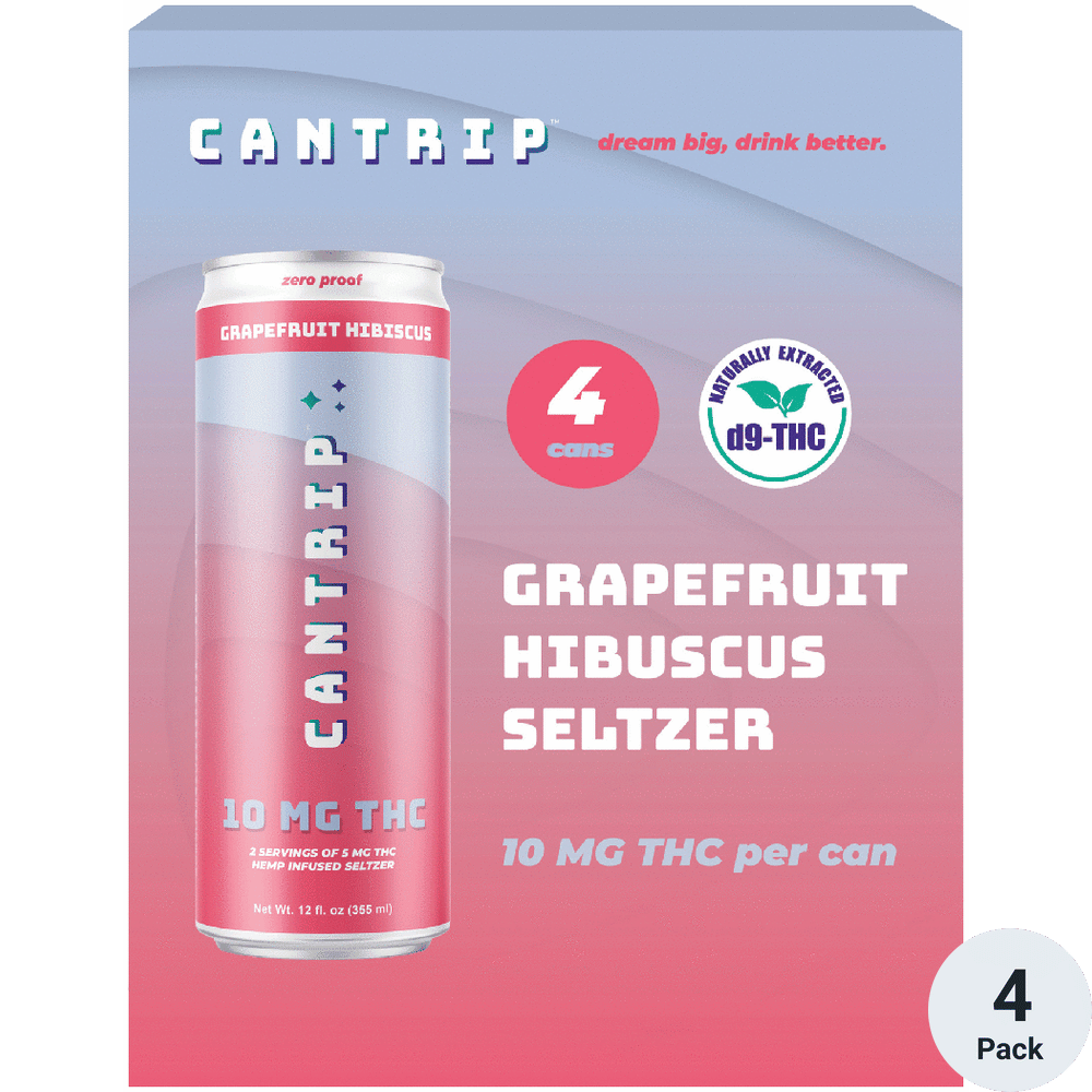 Cantrip THC 10mg Grapefruit Hibiscus