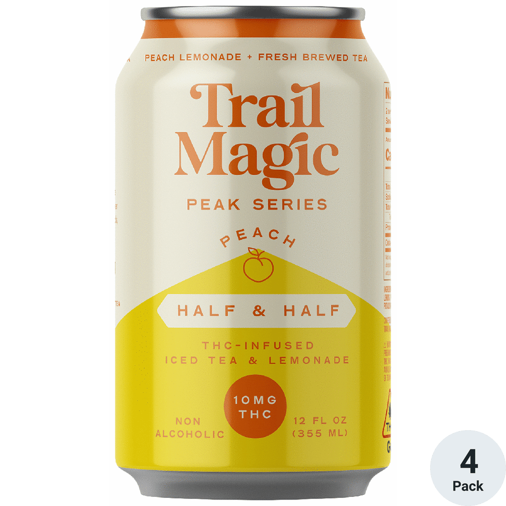 Trail Magic THC 10mg Half & Half Peach
