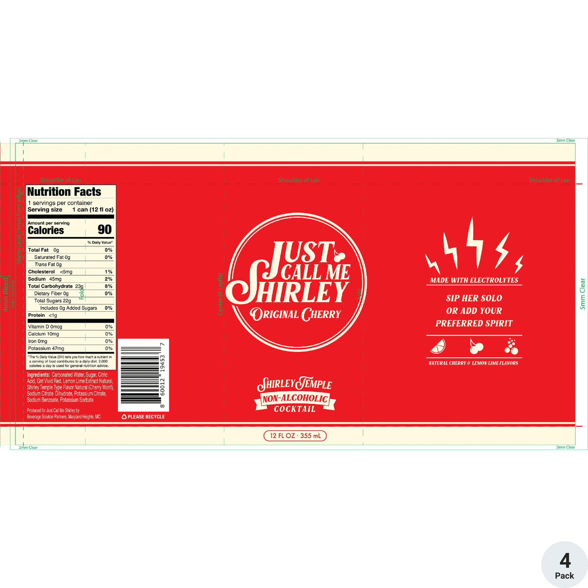 Just Call Me Shirley Non-Alcoholic Original Cherry | Total Wine & More