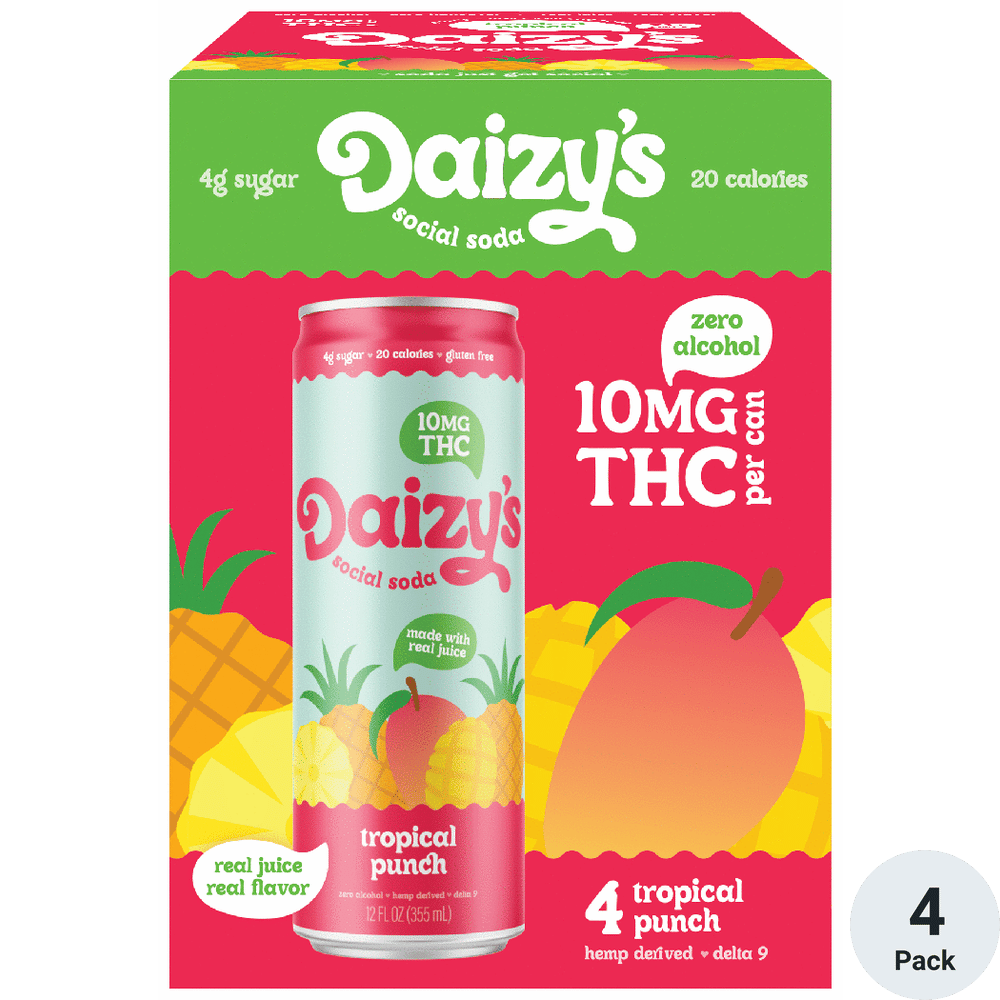 Daizy's THC 10mg Tropical Punch | Total Wine & More