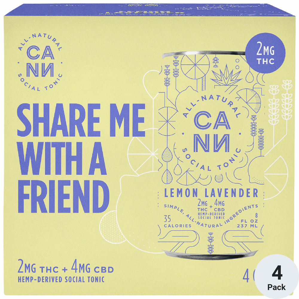 CANN THC 2mg Lemon Lavender