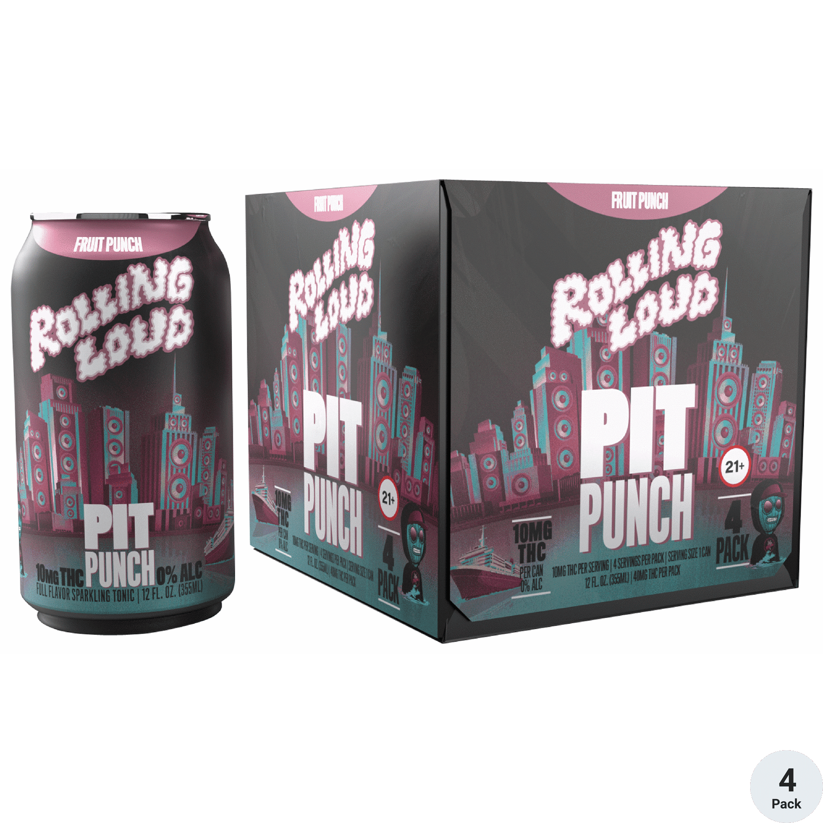 Pit Punch THC 10mg Fruit Punch