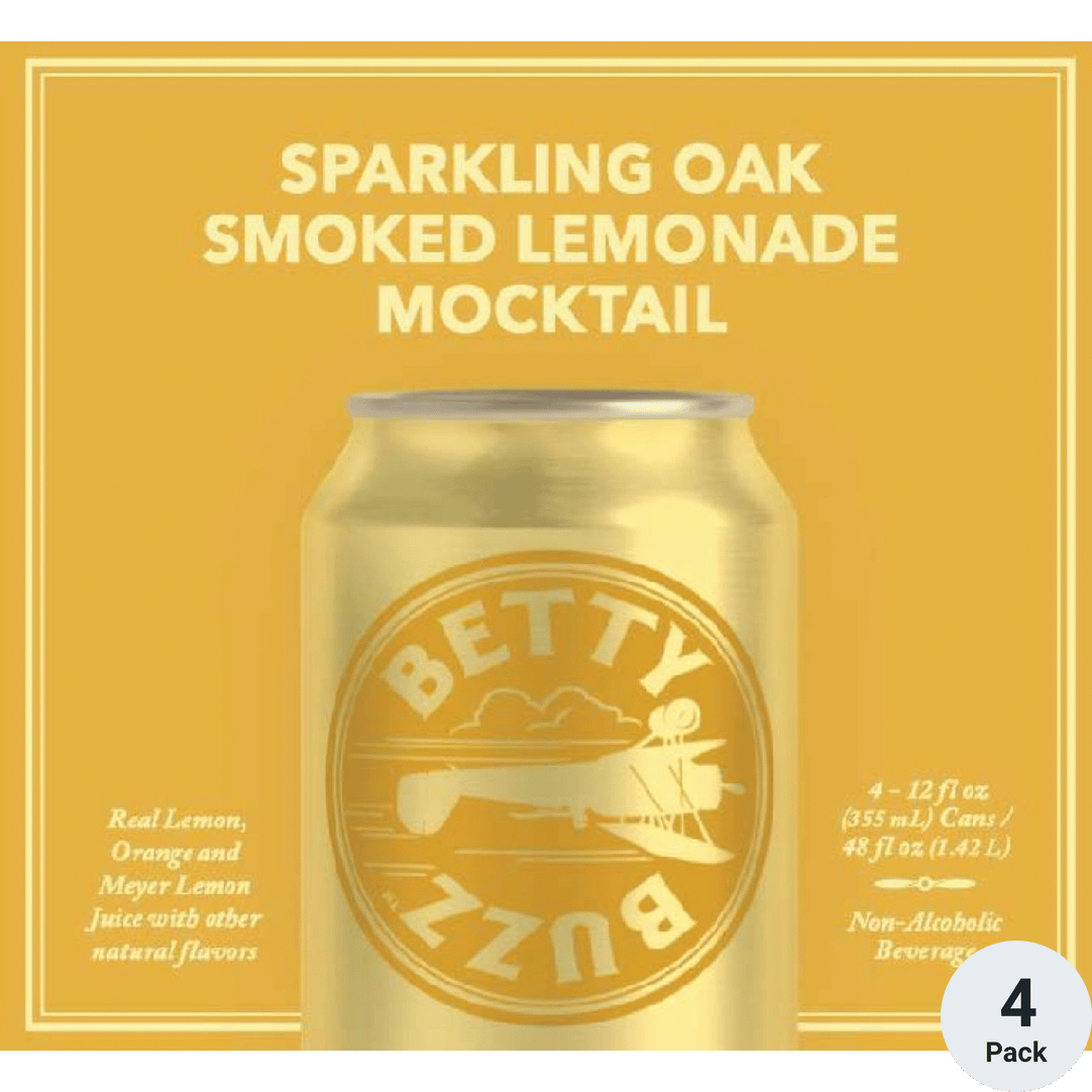 Betty Buzz Oak Smoked Lemonade Mocktail