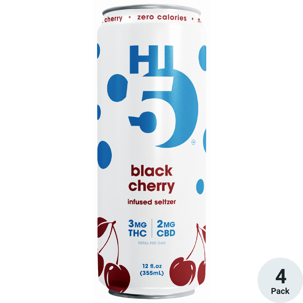 Hi5 THC 3mg Black Cherry CT | Total Wine & More