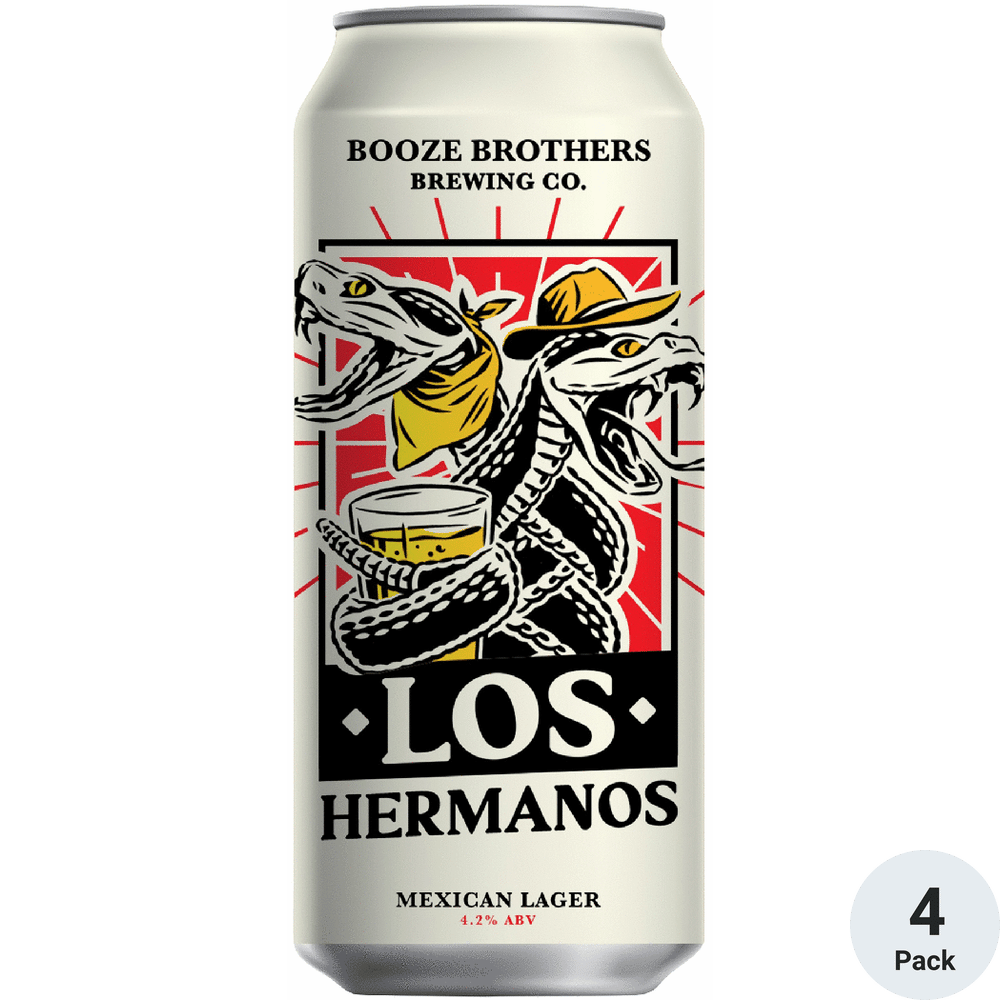Booze Brothers Los Hermanos 4pk-16oz Cans