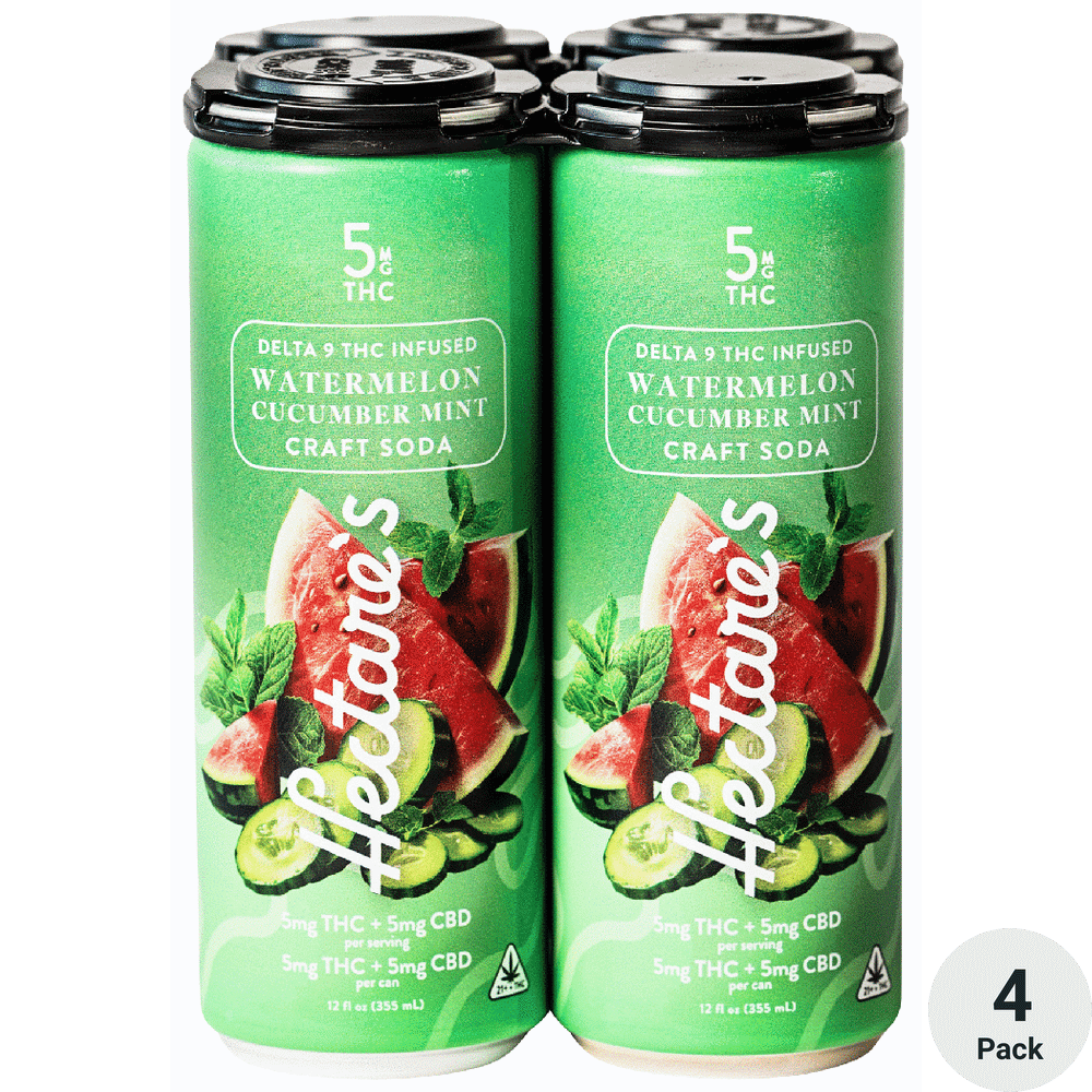 Hectare's THC 5mg Watermelon Cucumber Mint