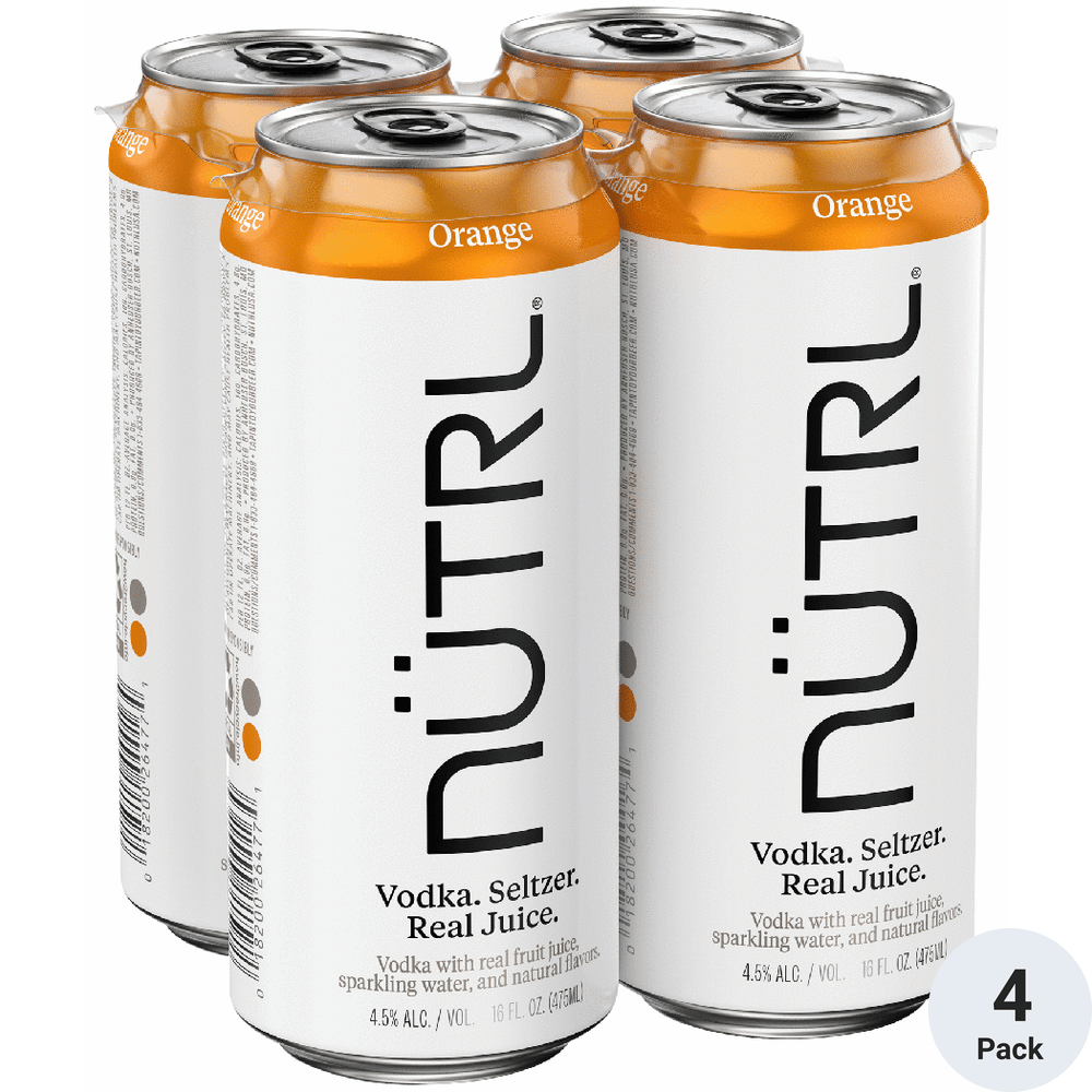 NUTRL Orange Vodka Hard Seltzer
