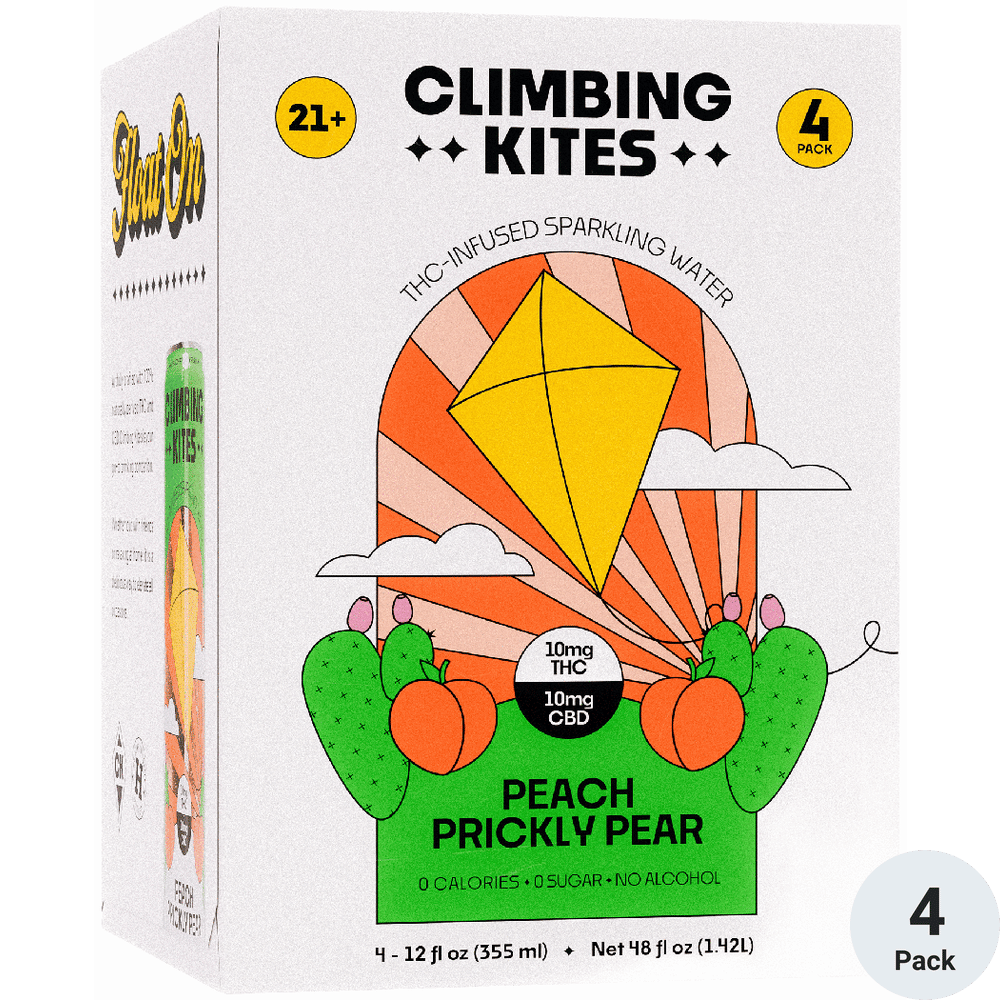 Climbing Kites THC 10mg Peach Prickly Pear