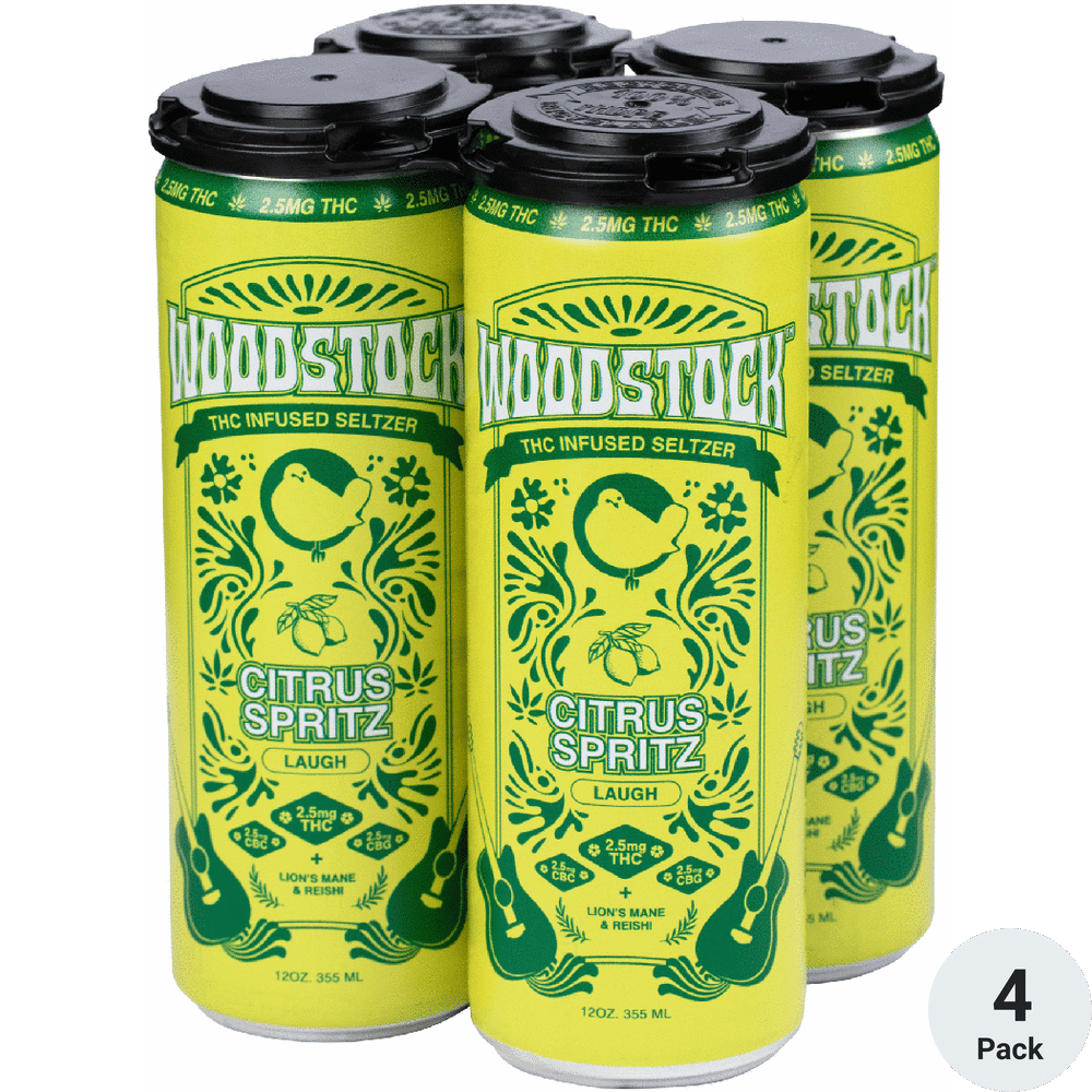 Woodstock THC 2.5mg Citrus Spritz CT | Total Wine & More