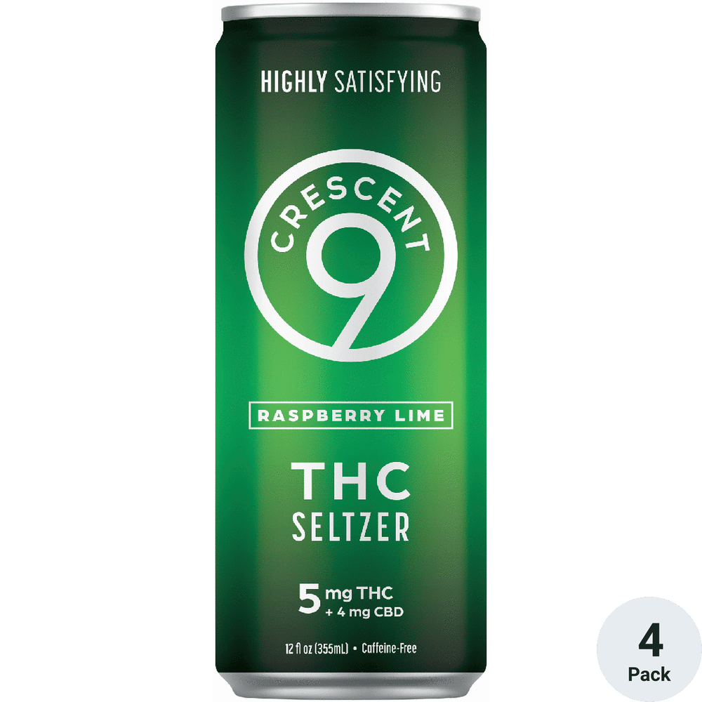 Crescent 9 THC 5mg Raspberry Lime | Total Wine & More