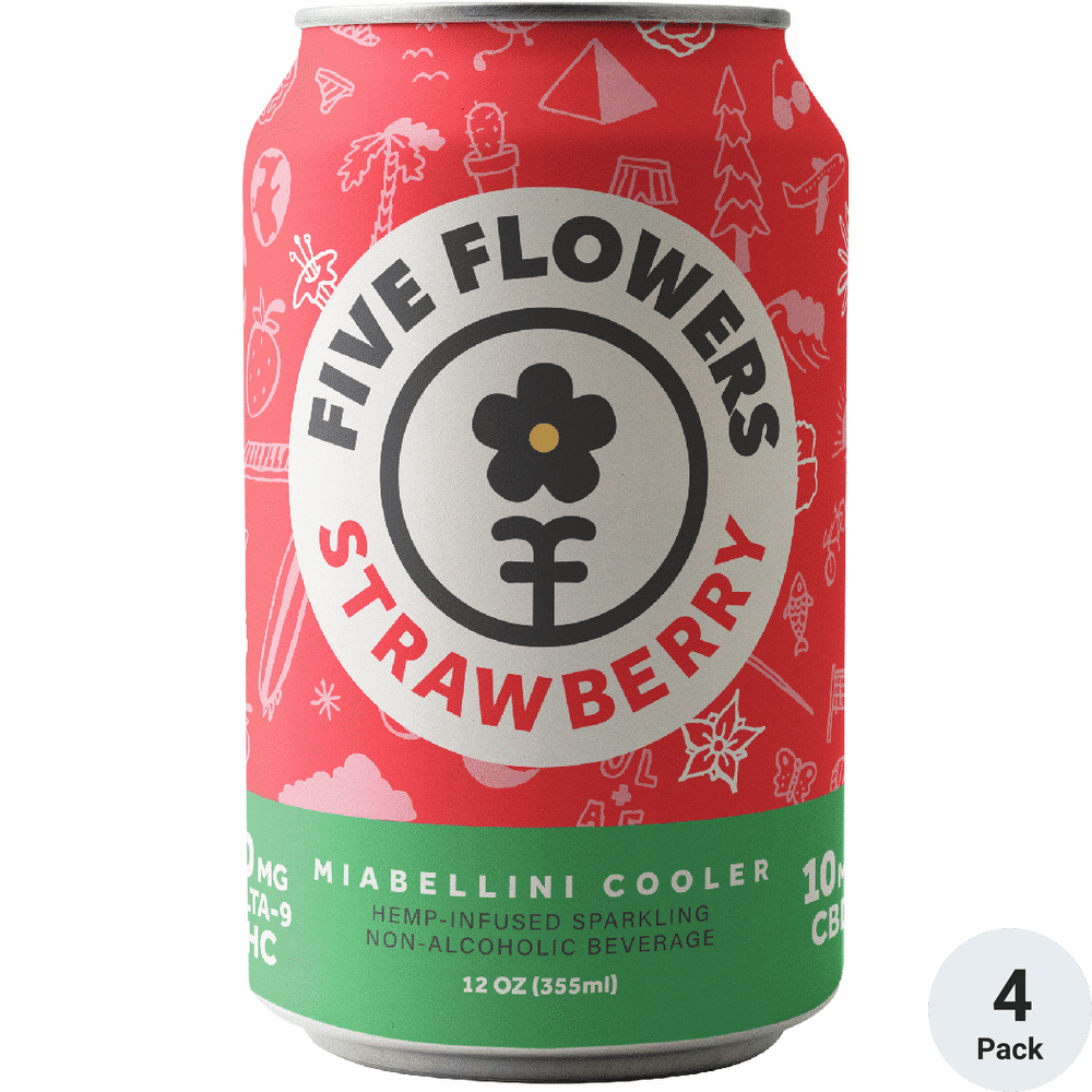 Five Flowers THC 10mg Strawberry