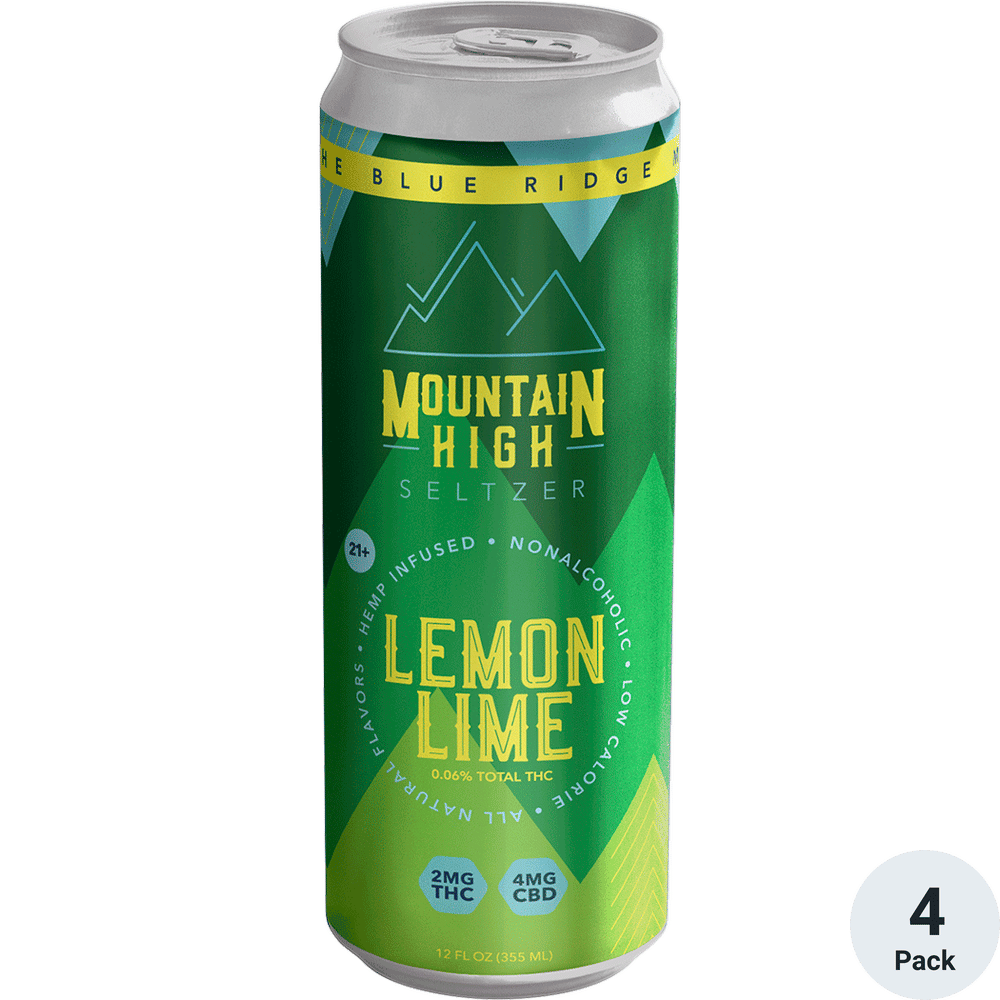 Mountain High THC 2mg Lemon Lime VA | Total Wine & More
