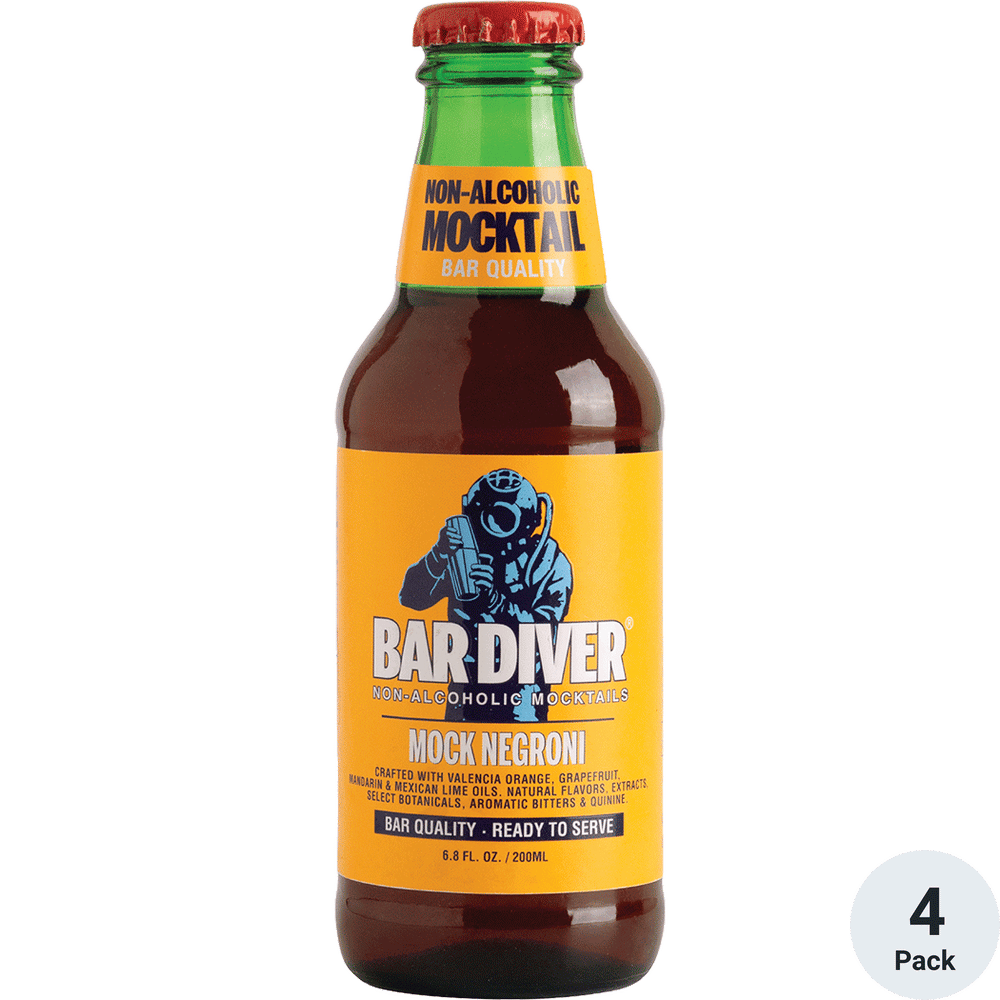 Bar Diver Non-Alcoholic Negroni Mocktail