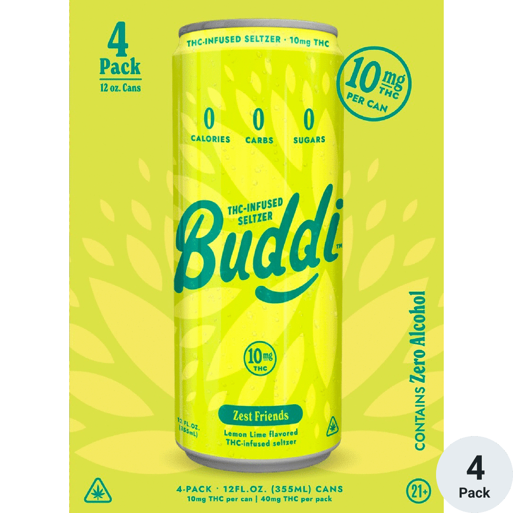 Buddi THC 10mg Zest Friends | Total Wine & More