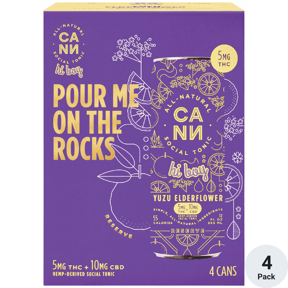 Cann THC 5mg Yuzu Elderflower