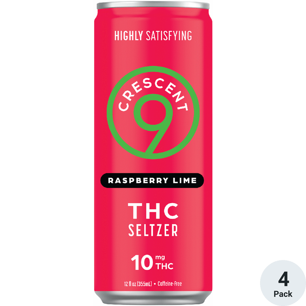 Crescent 9 THC 10mg Raspberry Lime | Total Wine & More