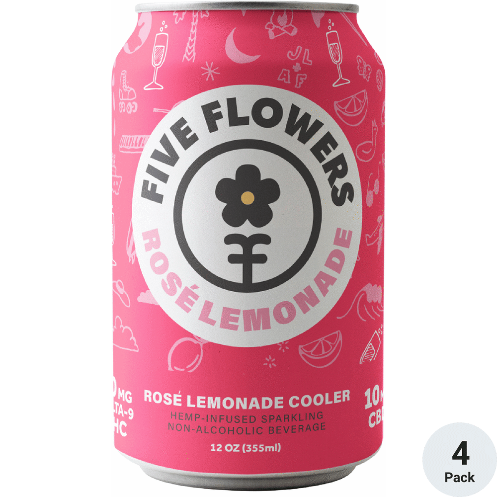 Five Flowers THC 10mg Rose Lemonade