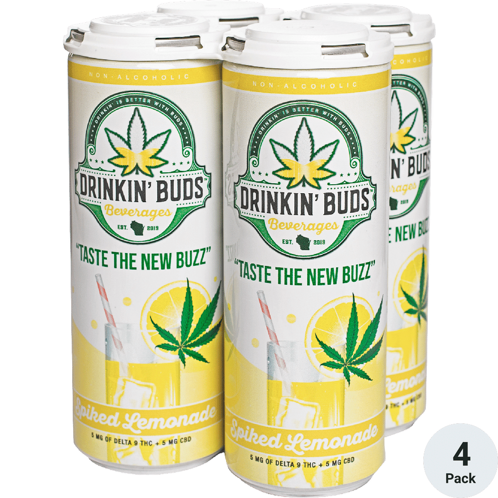 Drinkin' Buds THC 10mg Spiked Lemonade