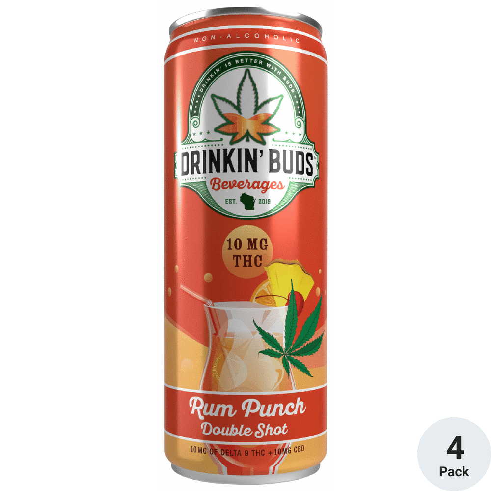 Drinkin' Buds THC 10mg Rum Punch