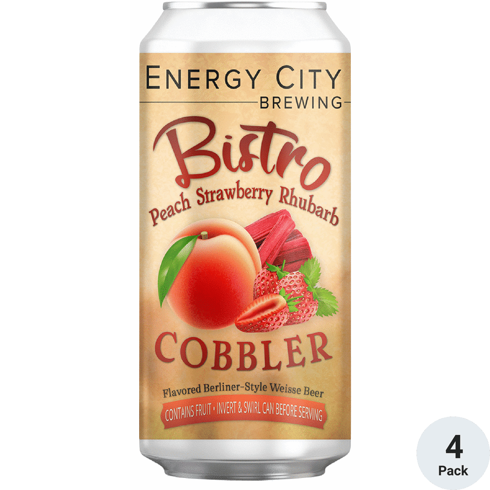 Energy City Bistro Peach Strawberry Rhubarb Cobbler