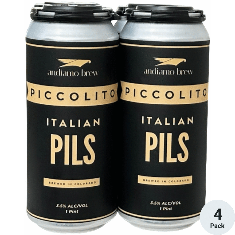 Andiamo Brew Piccolito Italian Pilsner