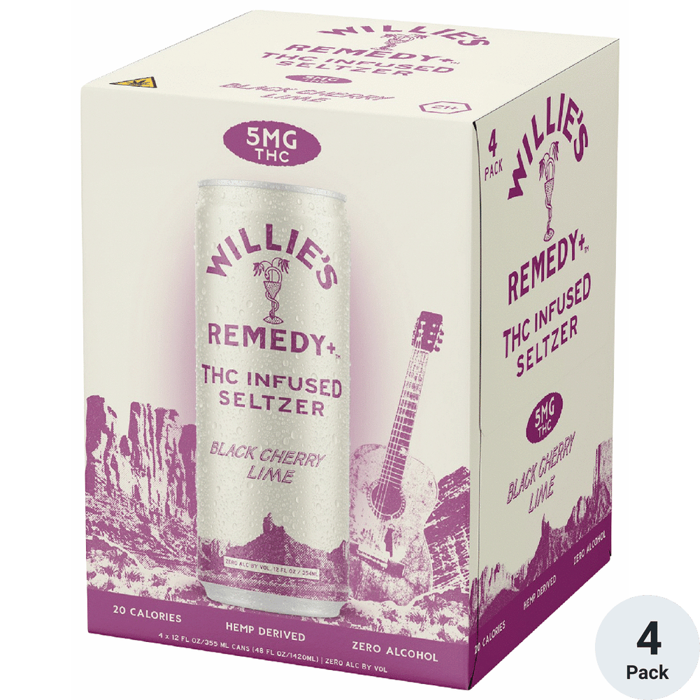 Willie's & Soda THC 5mg Black Cherry Lime