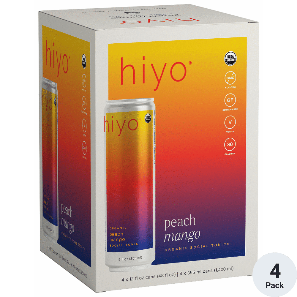 Hiyo Non-Alcoholic Peach Mango | Total Wine & More