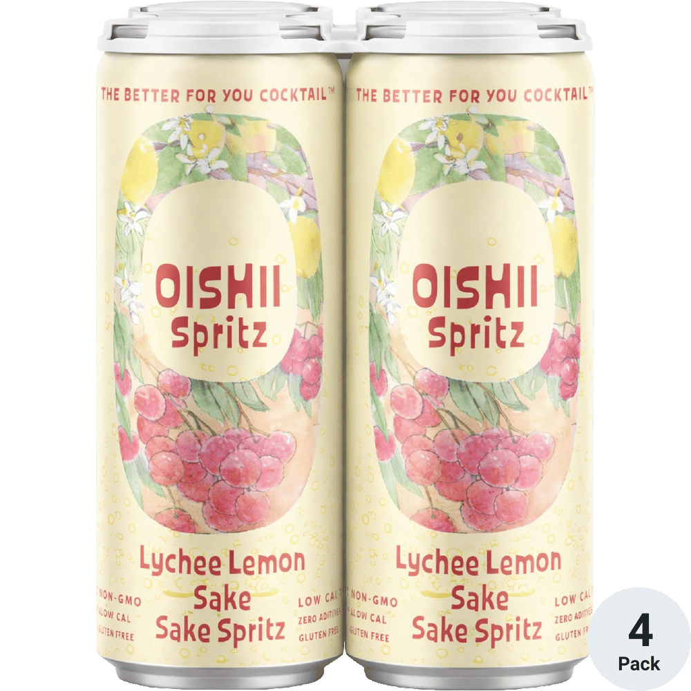 Oishii Sake Spritz Lychee Lemon | Total Wine & More